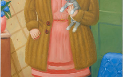 Woman with fur and coat
