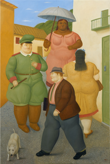 People in the Street, Fernando Botero